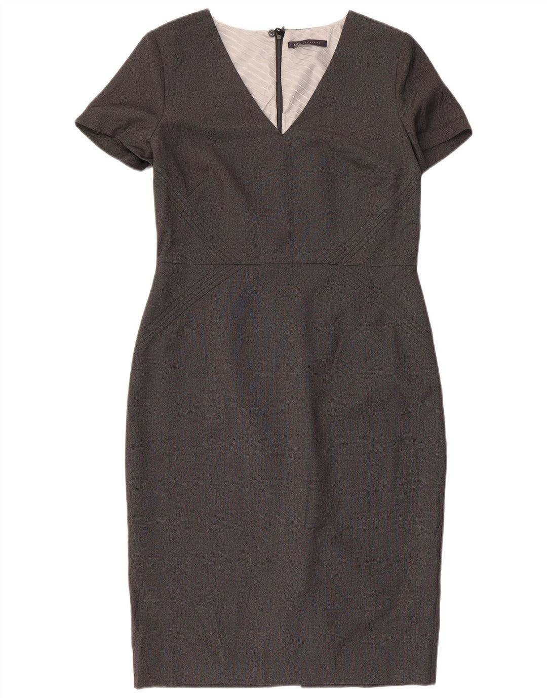Marks & Spencer Vestido tubo para mujer UK 42 Poliéster gris medio