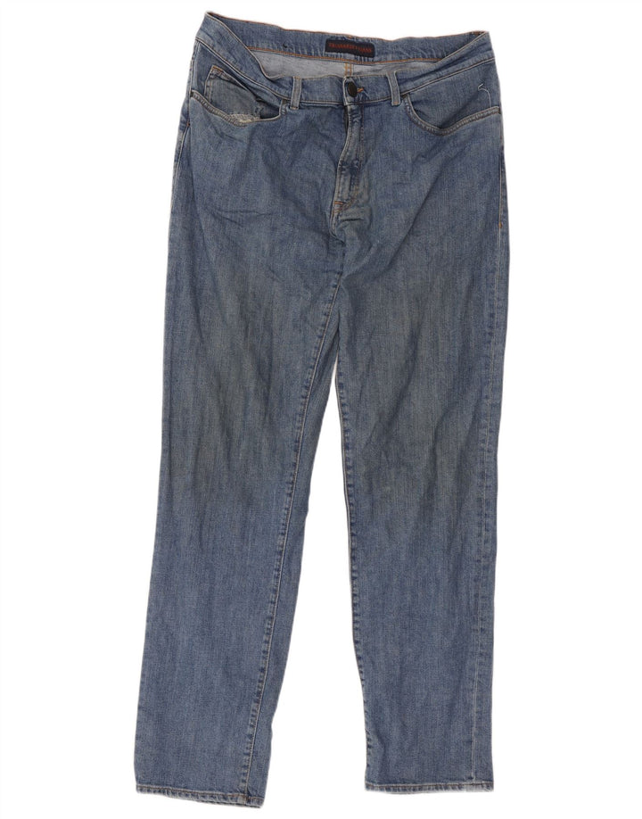 Vaqueros Trussardi Hombre Rectos W36 L32 Azul Algodón