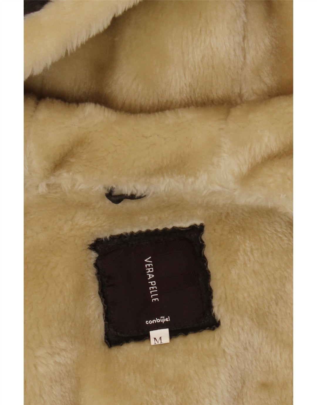 Conbipel Chaqueta de piel de oveja con capucha para mujer UK 44 Cuero gris medio