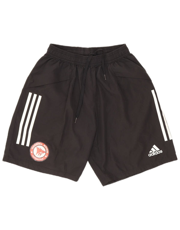 Adidas Hombre Haverhill Rovers F.C. Pantalón Corto Deportivo Mediano Negro Deportivo