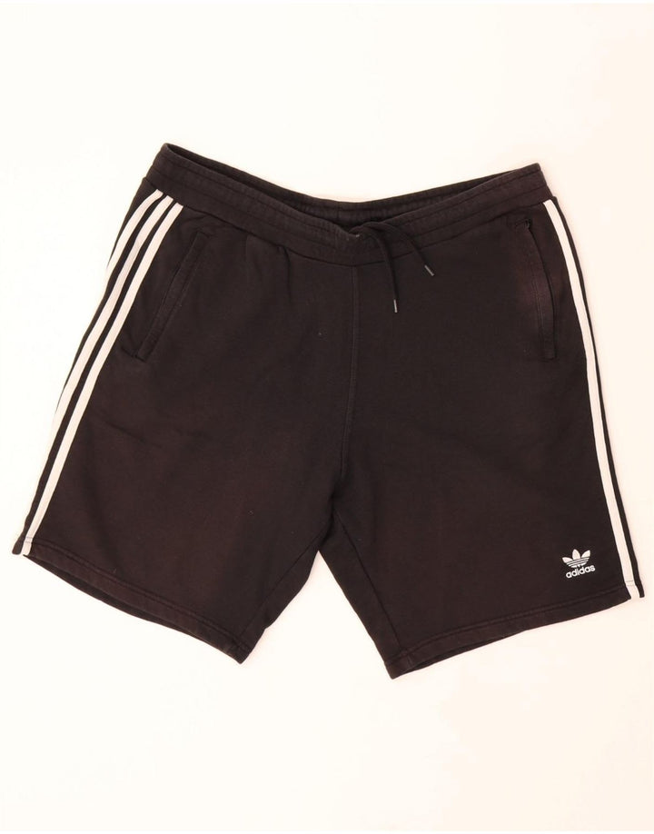 ADIDAS Pantalones cortos deportivos para hombre XL Negro