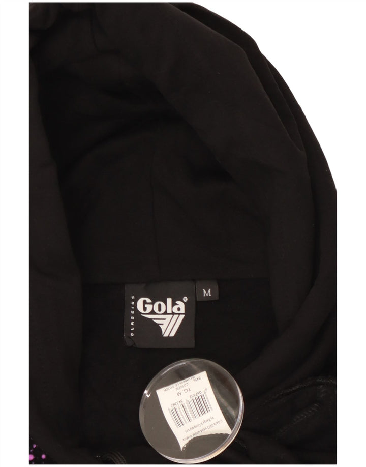 Gola Jersey con capucha extragrande y gráfico para mujer UK 44 Medium Black Tie Dye