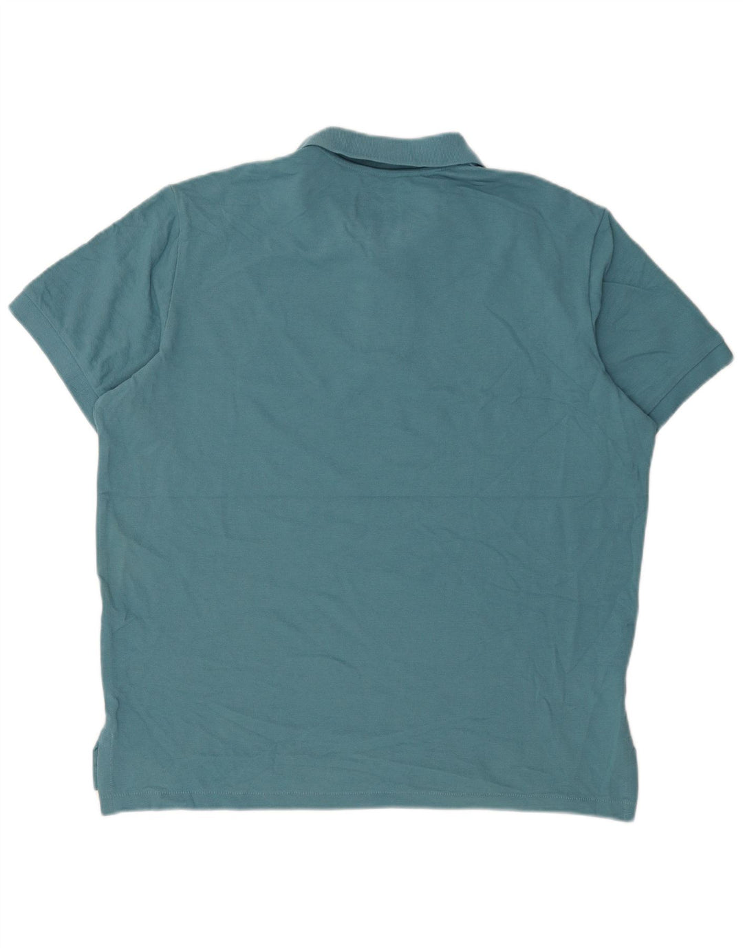 Eddie Bauer Polo para hombre grande de algodón azul