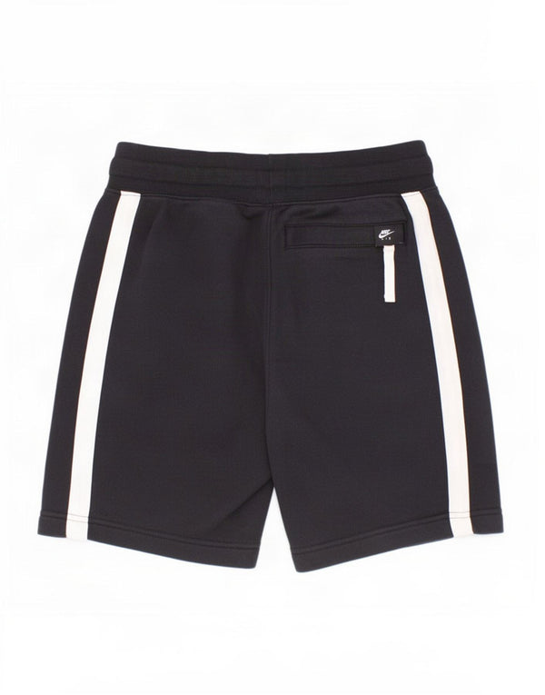 Nike Pantalones cortos deportivos para niños 8-9 años Algodón color block negro pequeño