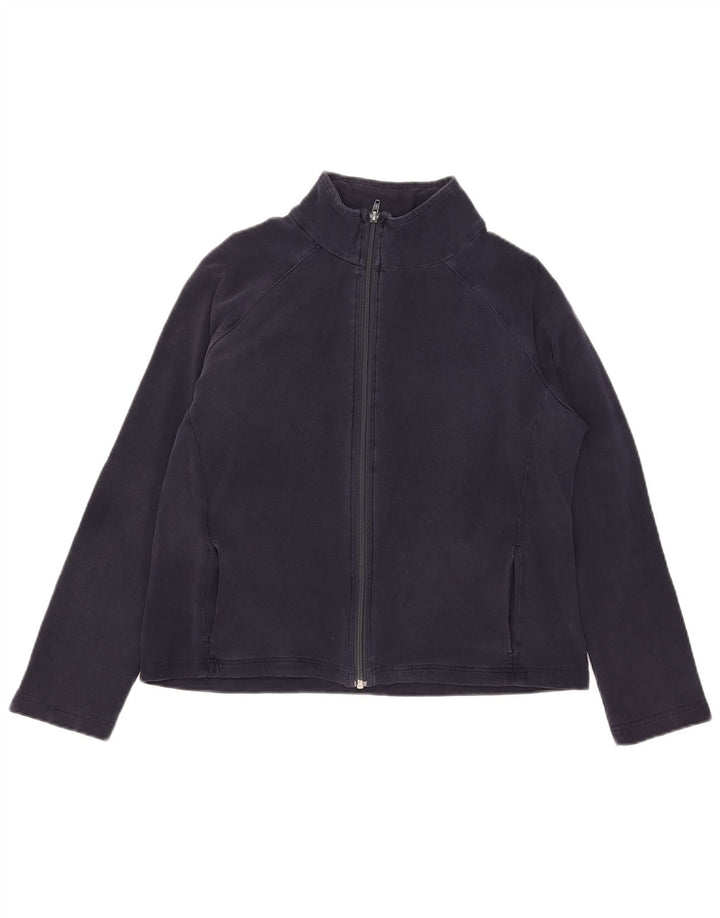 Marks & Spencer Chaqueta de chándal para mujer UK 40 Grande Algodón azul marino