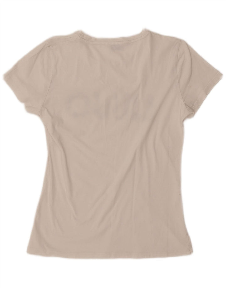 LIU JO Camiseta con gráfico Milano para mujer Top UK 12 Medium White
