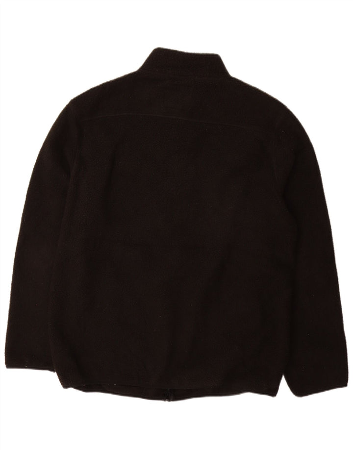 WEIRD FISH Chaqueta polar para hombre ES 42 XL Poliéster negro