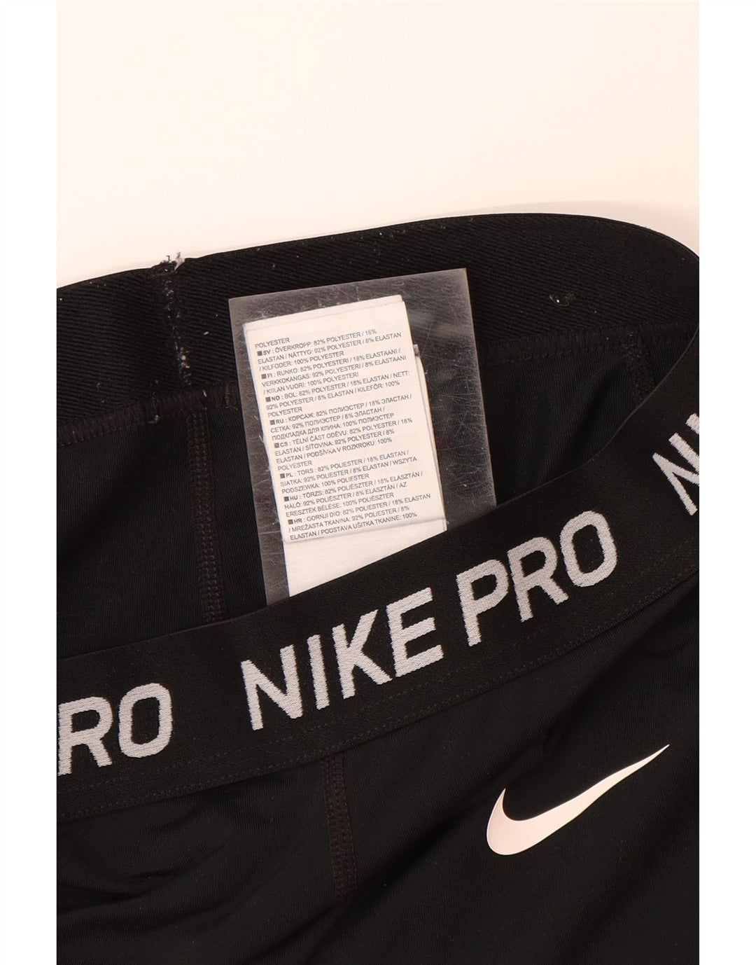 NIKE Pantalón de chándal gráfico para niña 7-8 años Negro Poliéster