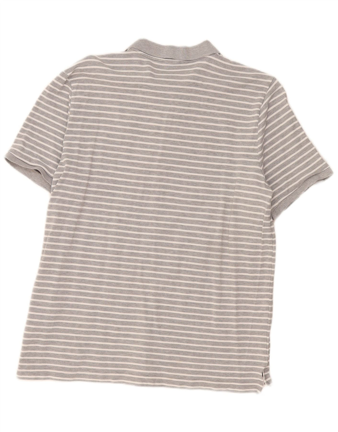 Polo Nike Hombre XL Algodón Rayas Gris