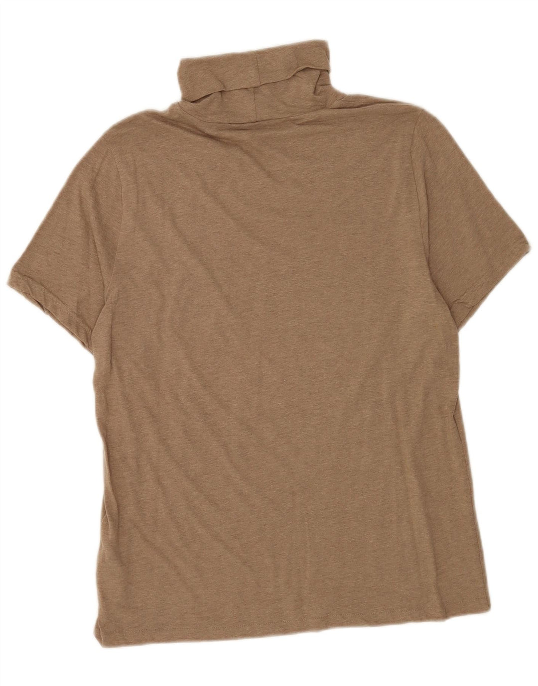 J. Crew Blusa con cuello vuelto para mujer UK 44 Grande Algodón marrón