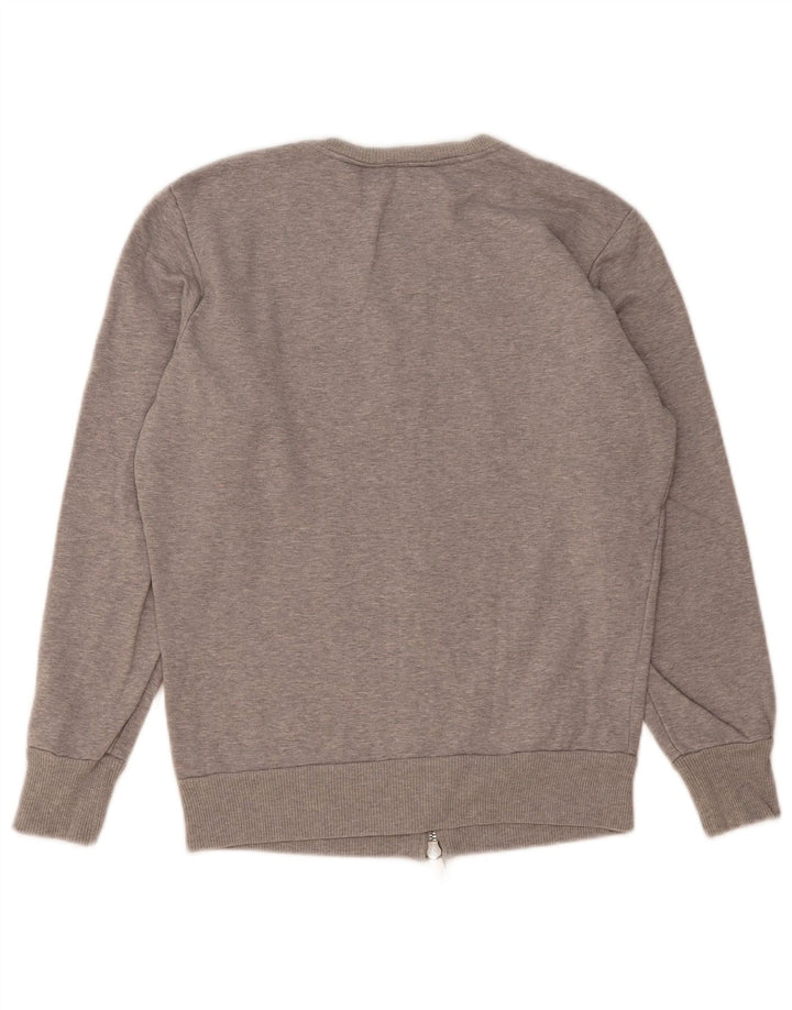 Diesel Mujer Sudadera De Gran Tamaño Jersey UK 10 Small Gris
