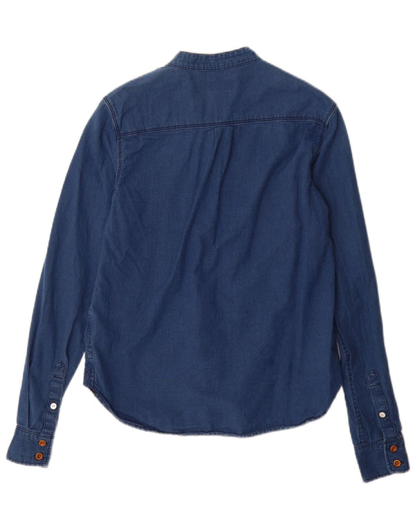 Camisa Replay para mujer UK 40 Small Blue Cotton