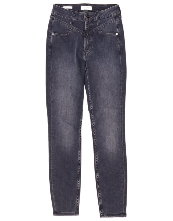 Vaqueros pitillo de talle alto para mujer Calvin Klein W25 L28 Algodón azul marino
