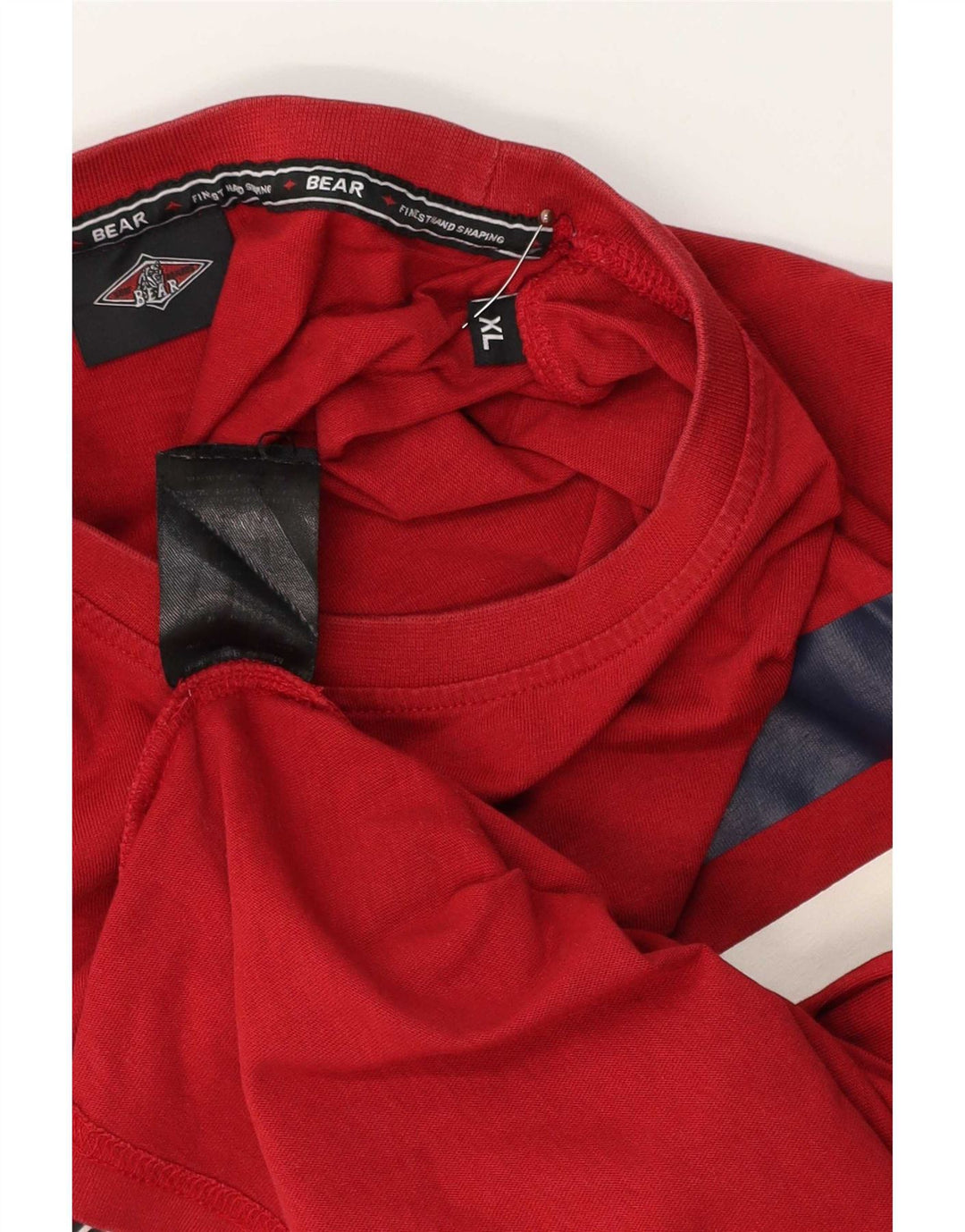 Camiseta estampada para hombre Bear Top XL Algodón rojo