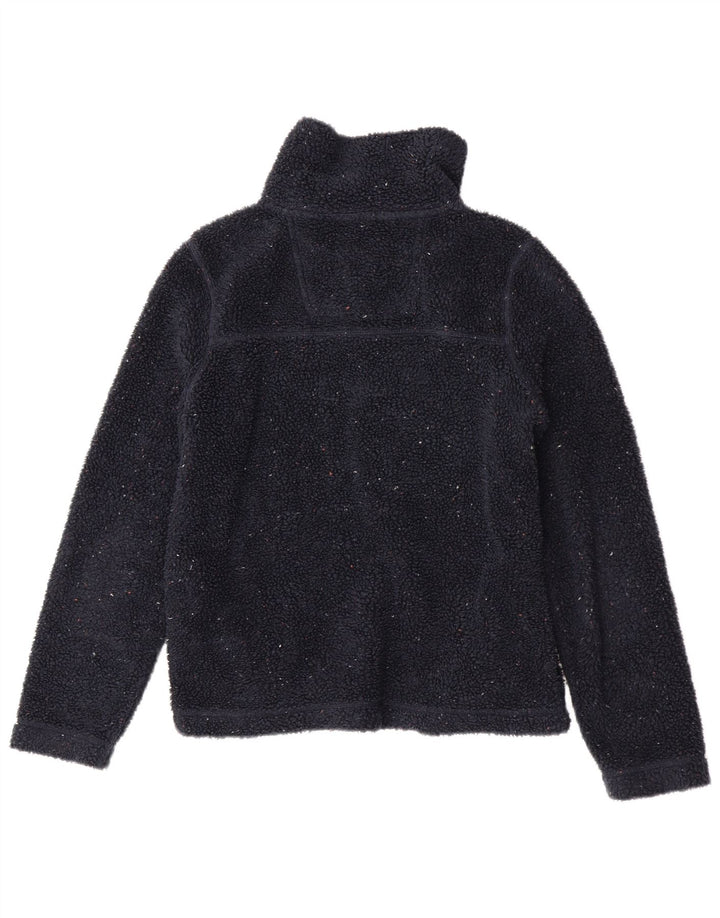 Jersey de forro polar con cuello y cremallera para mujer de Fat Face UK 8 Small Poliéster azul marino