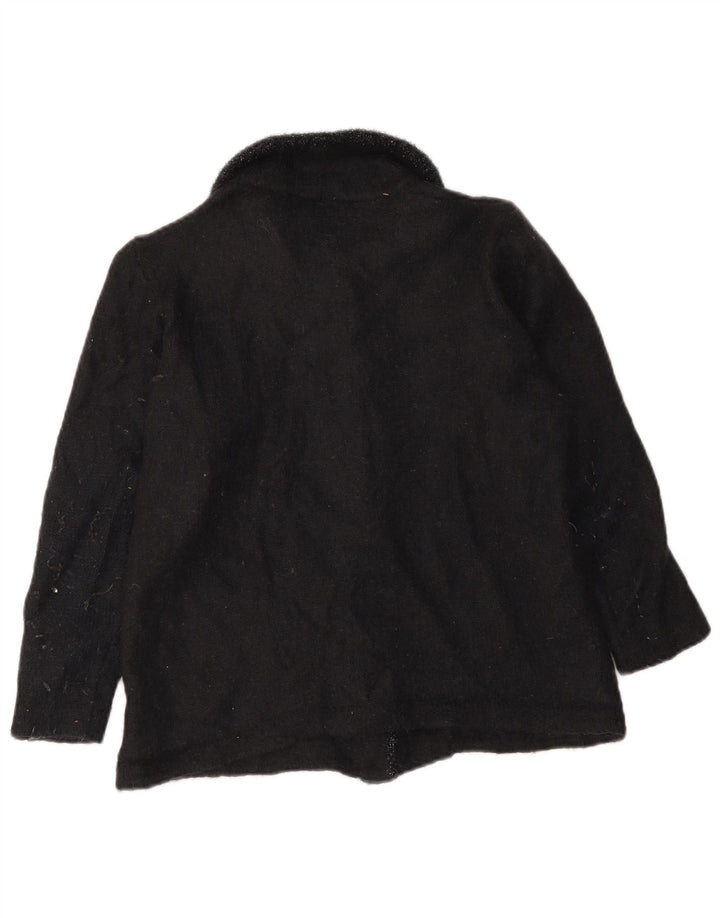 La Perla - Cárdigan para mujer, talla 40, tamaño mediano, mohair negro
