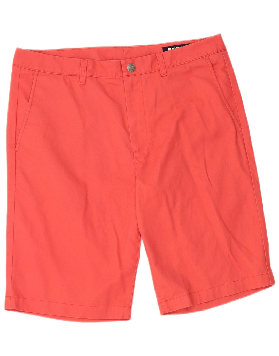 BONOBOS Pantalones cortos chinos para hombre W34 Algodón rosa grande