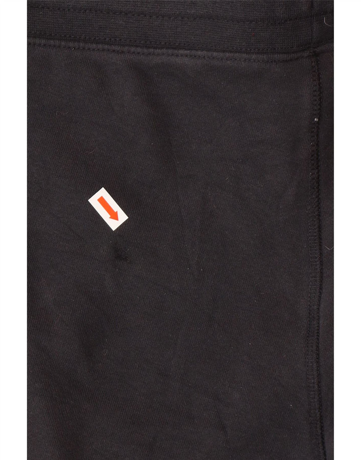 Champion Pantalones cortos deportivos para hombre pequeños de algodón negro
