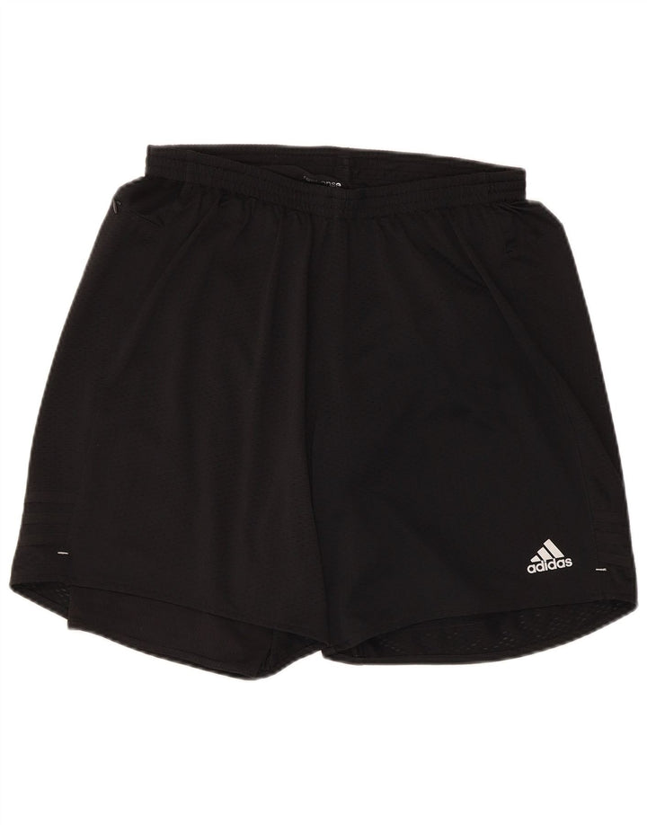 ADIDAS Pantalones cortos deportivos para hombre grande negro
