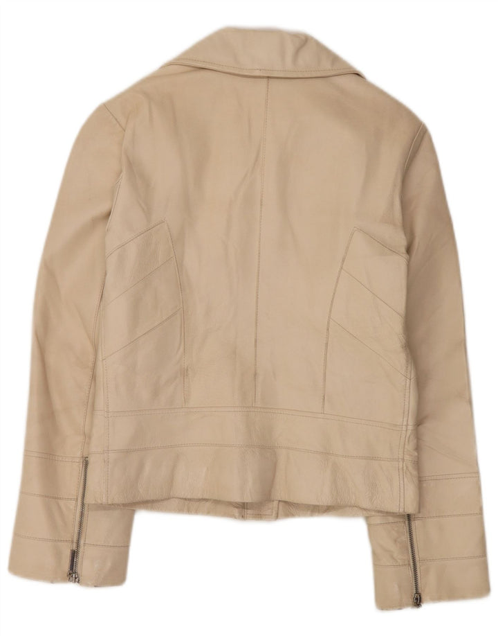 Chaqueta de cuero para mujer Conbipel IT 42 Beige medio