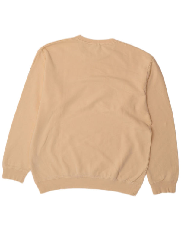 Napapijri Hombre Graphic Regular Fit Sudadera Jumper XL Algodón Beige