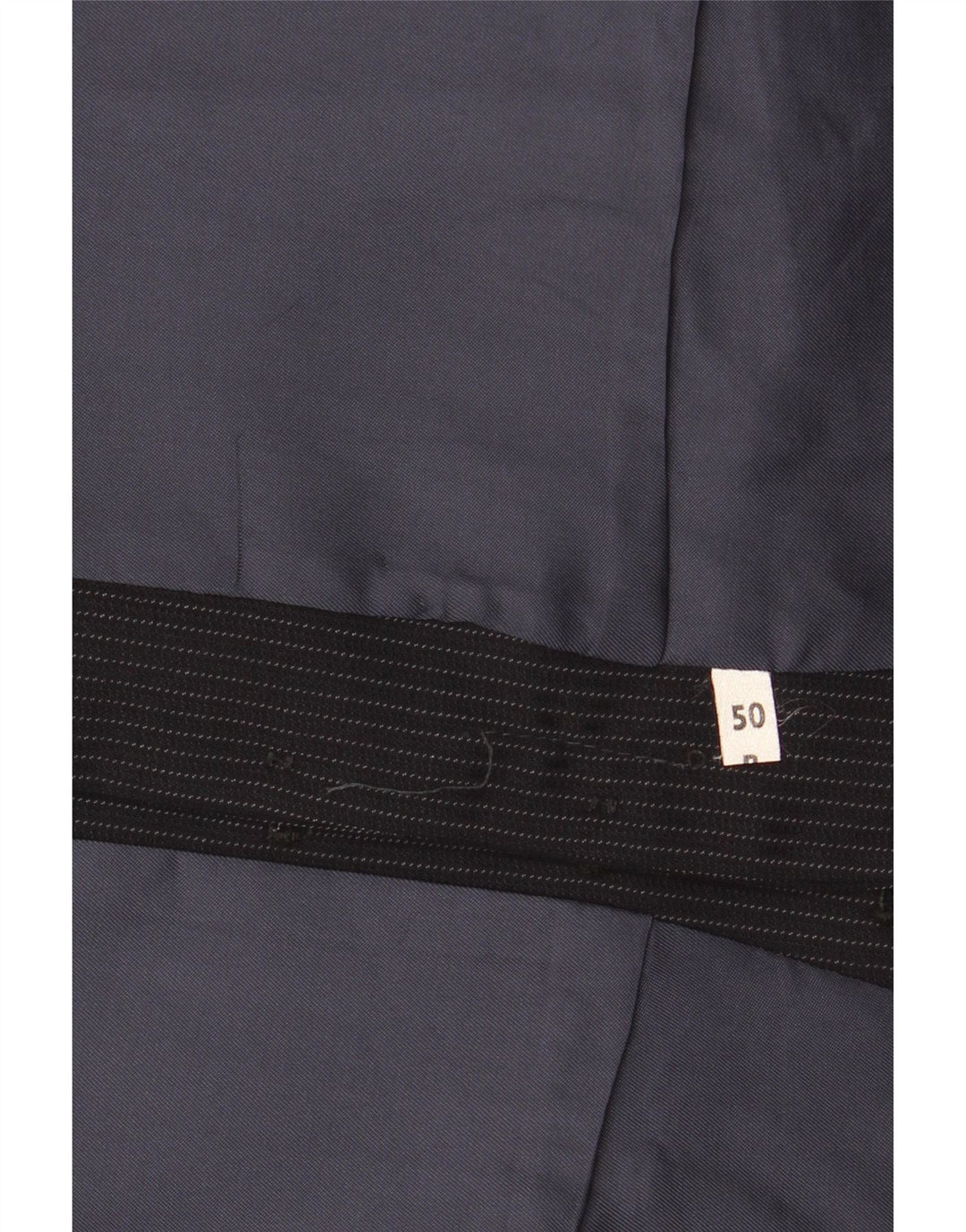 Chaleco vintage para hombre IT 50 medio azul marino a rayas