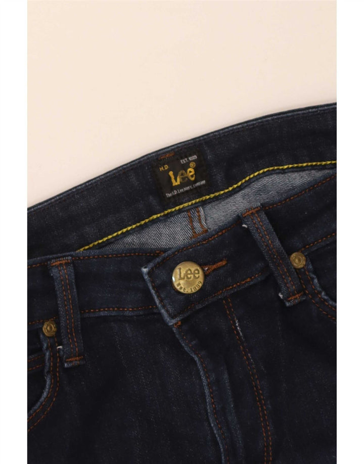 Vaqueros Ajustados Lee Mujer W30 L30 Azul Marino