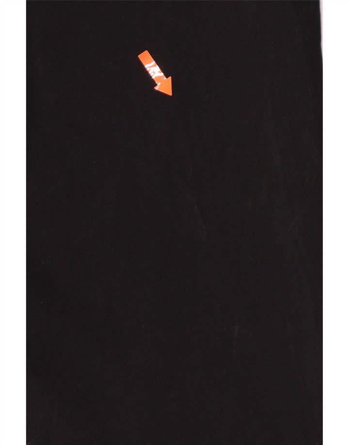 Zara Mujer Pantalones Casuales Bootcut 2XL W38 L32 Negro