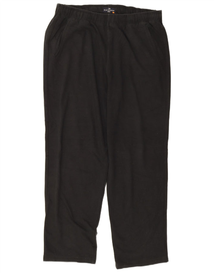Marks & Spencer Pantalones de Chándal Blue Harbour para Hombre XL Algodón Negro