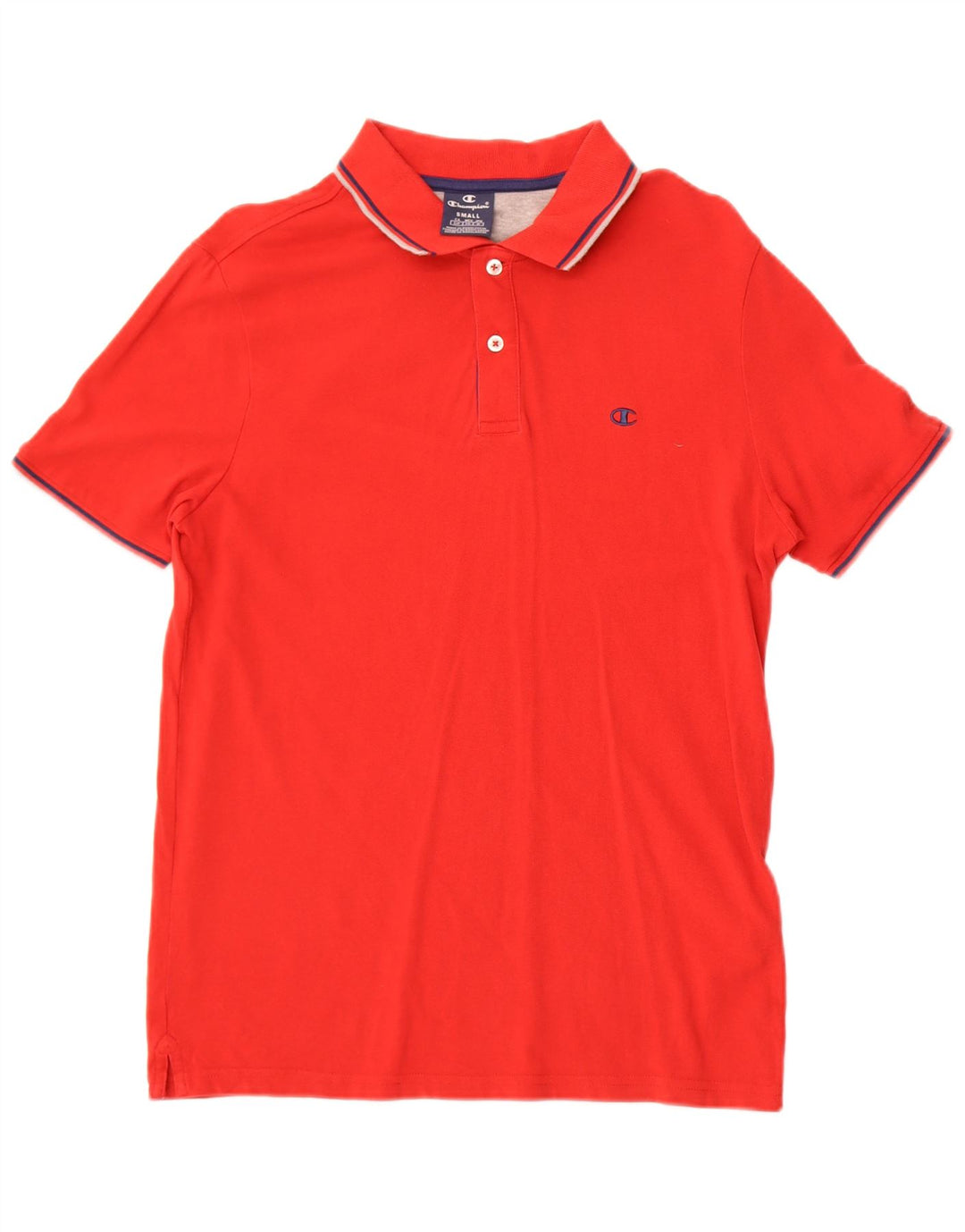 Champion Polo Hombre Pequeño Algodón Rojo