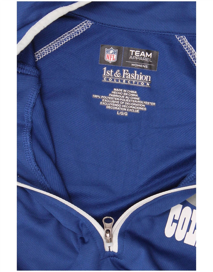 NFL - Chándal para mujer Colts con cremallera y cuello, talla XL, color azul marino