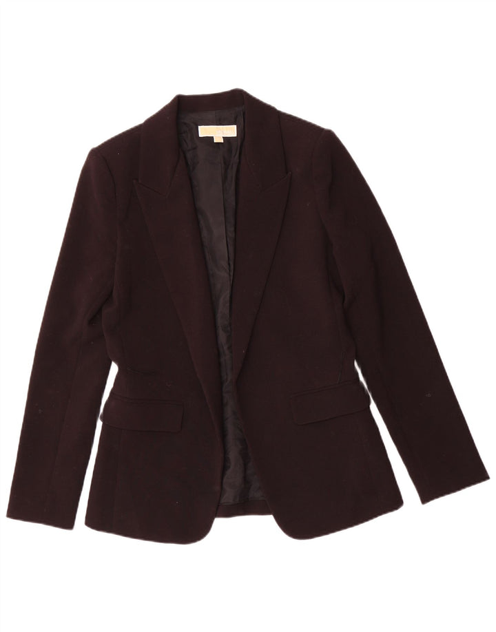 Michael Kors Chaqueta tipo blazer abierta para mujer US 4 Small Black