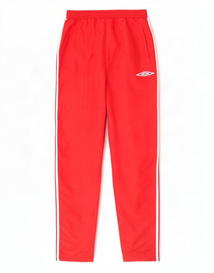 Pantalones De Chándal Umbro Hombre Rojo Medio Poliéster Color Block