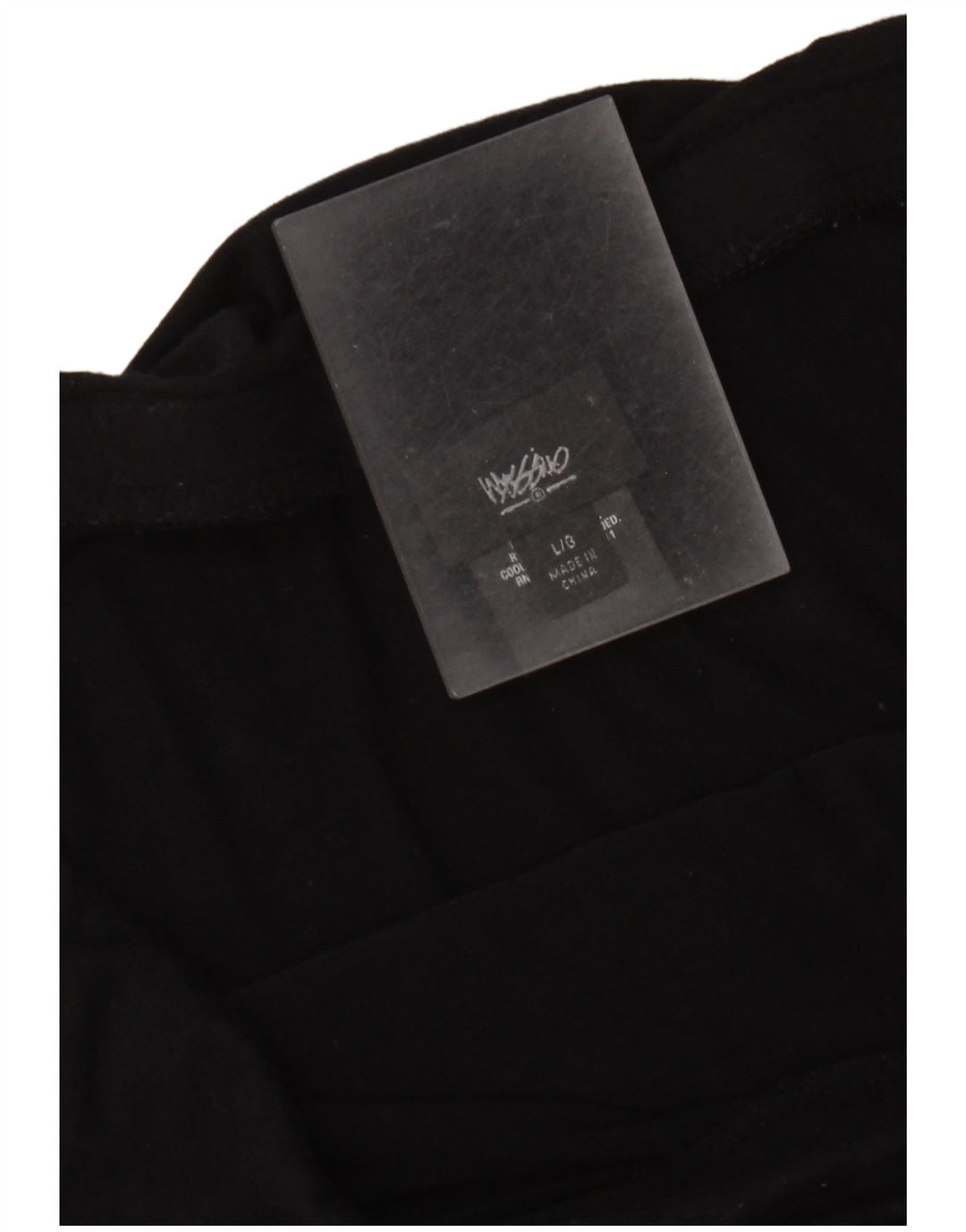 Mossimo Falda Midi De Cintura Alta Para Mujer Grande W34 Rayón Negro