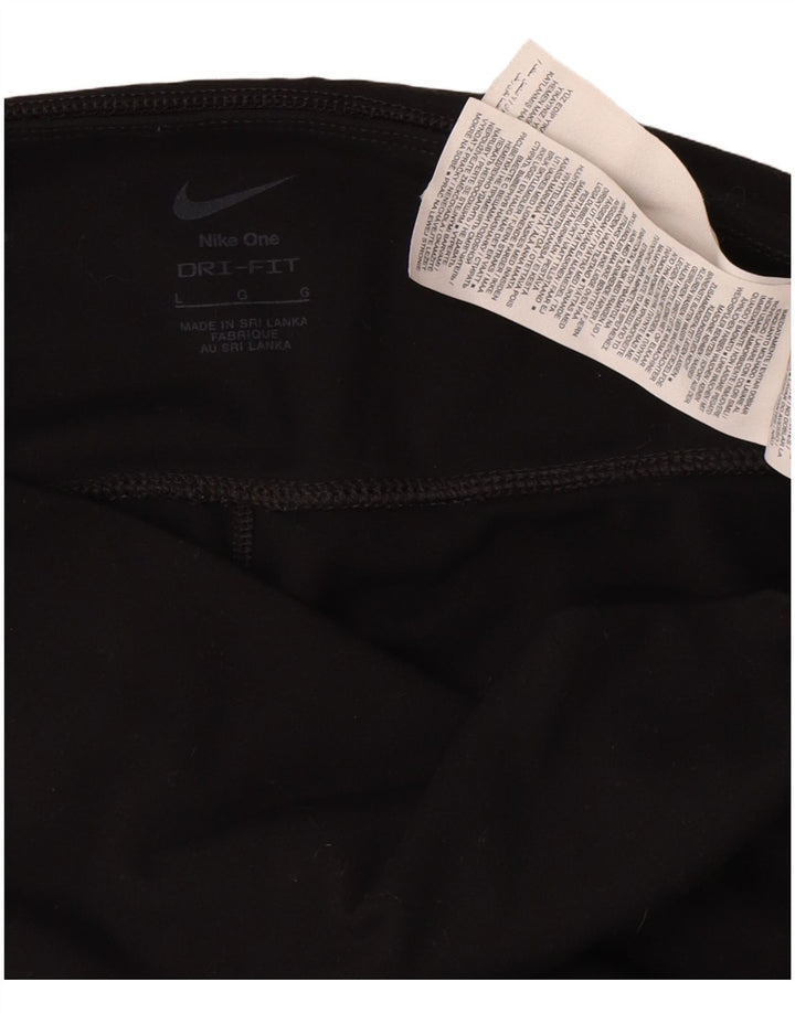 Nike Leggings Dri Fit para mujer UK 46 Grande Poliéster negro