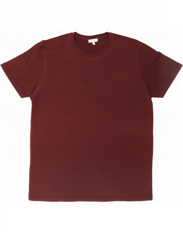 Camiseta Reiss para hombre Top Large Borgoña Algodón