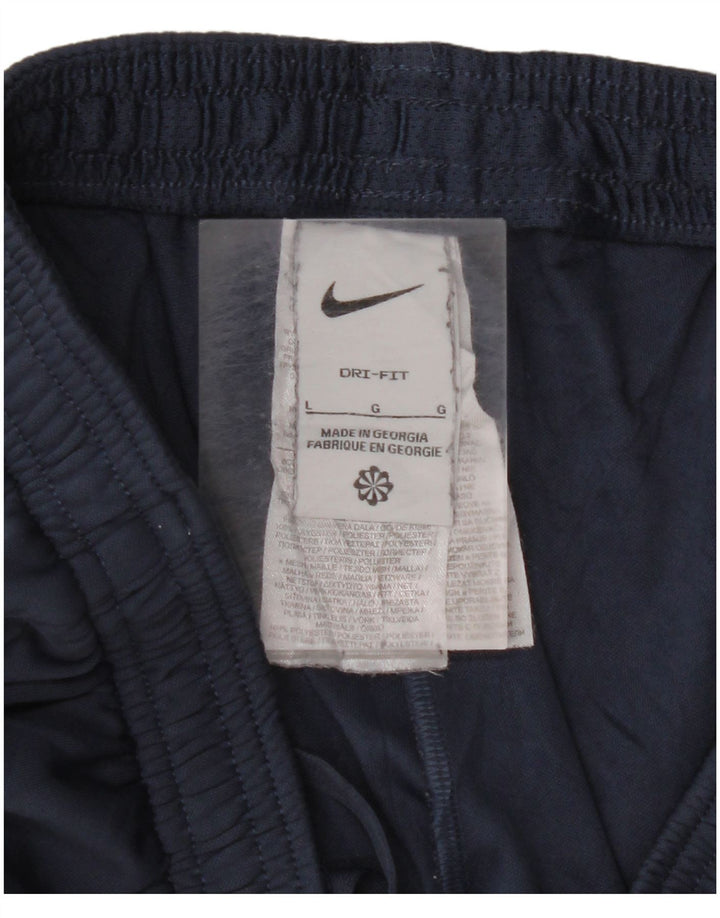 NIKE Pantalón de chándal Dri Fit para hombre, talla grande, color azul marino