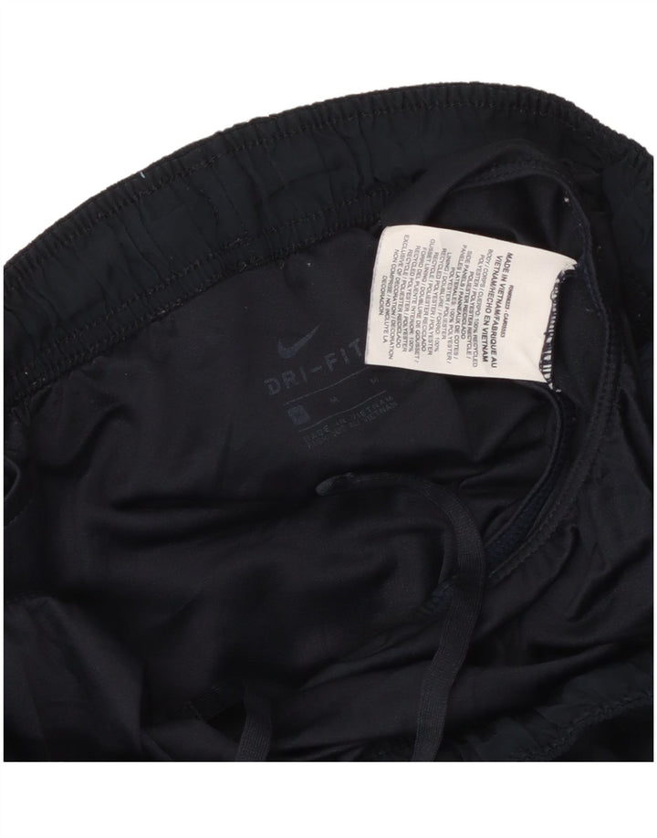 NIKE Pantalones cortos deportivos Dri Fit para mujer UK 44 Mediano Azul marino Poliéster