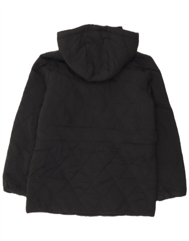 Marks & Spencer Chaqueta Acolchada Extragrande con Capucha para Mujer UK 8 Small Black