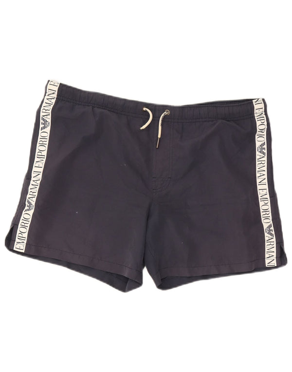 Bañador Emporio Armani Hombre IT 48 Medium Azul Marino Colorblock