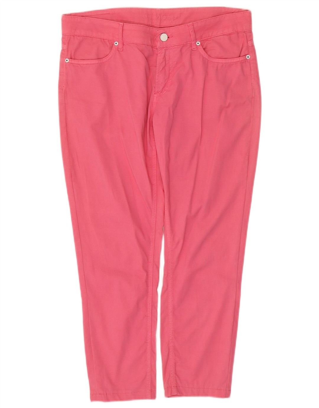 ESCADA Pantalones cortos ajustados para mujer EU 38 Medium W34 L24 Algodón rosa