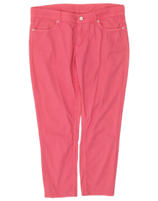 ESCADA Pantalones cortos ajustados para mujer EU 38 Medium W34 L24 Algodón rosa