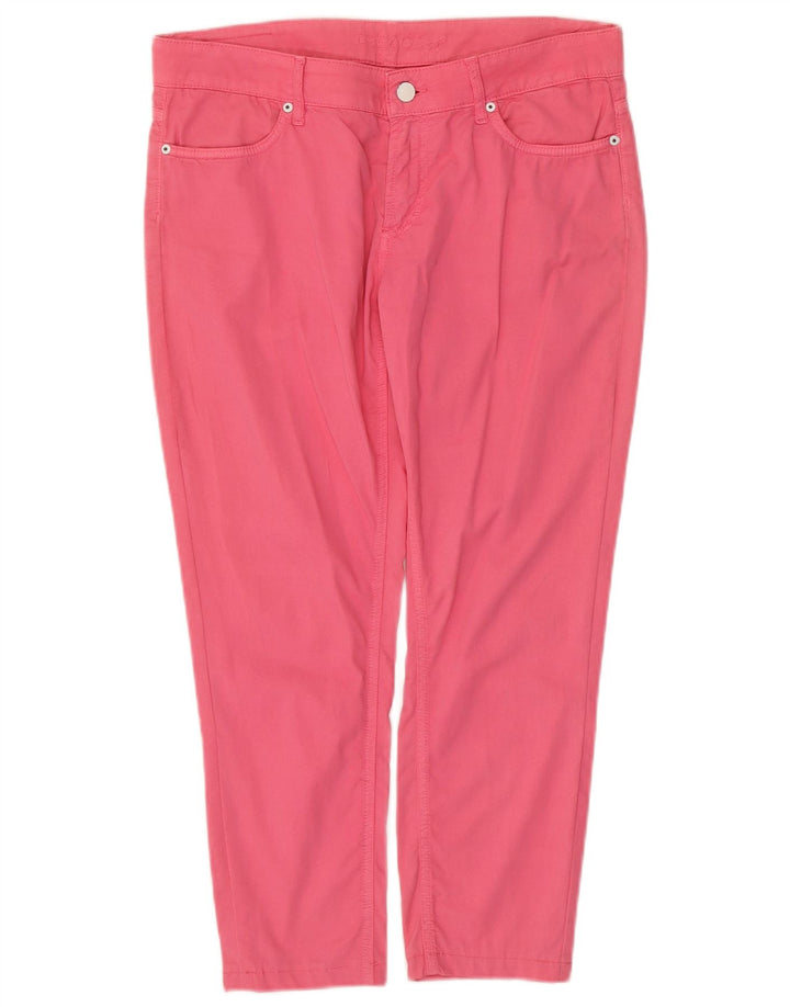 ESCADA Pantalones cortos ajustados para mujer EU 38 Medium W34 L24 Algodón rosa