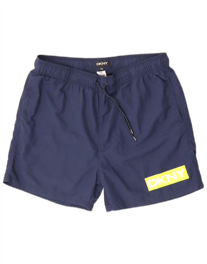 Dkny Bañador Hombre Graphic 2XL Azul Marino Poliamida