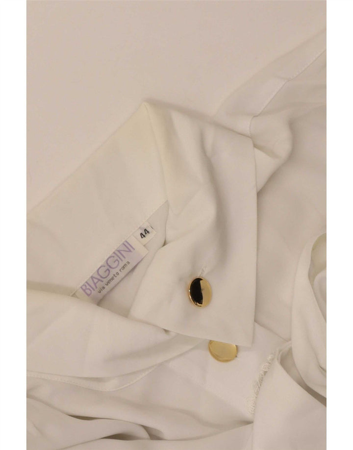 Blusa Biaggini Mujer EU 44 XL Blanco