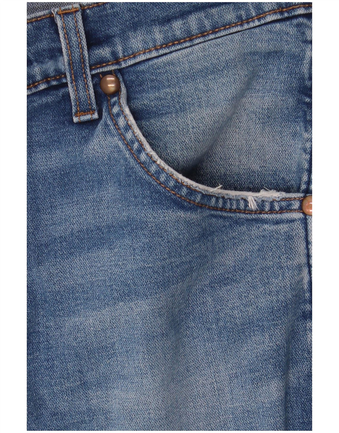 Vaqueros Wrangler Hombre Rectos W33 L32 Algodón Azul