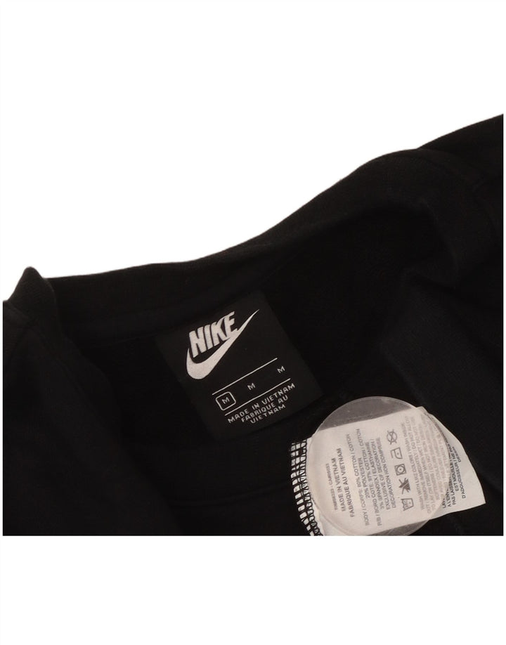 NIKE Sudadera extragrande con estampado gráfico para mujer, talla 44, talla M, color negro