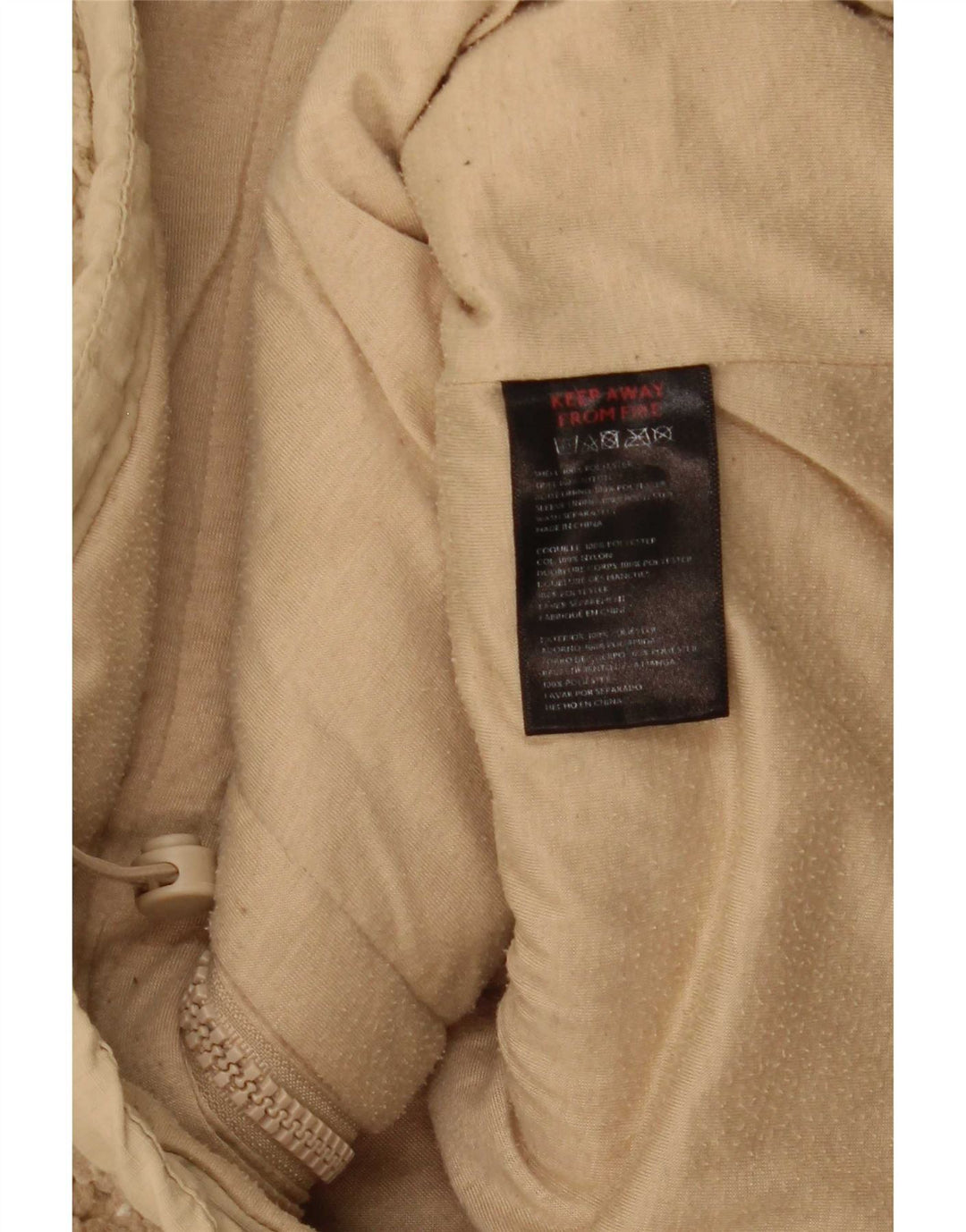 Urban Outfitters Chaqueta polar para hombre UK 36 Small Beige Poliéster