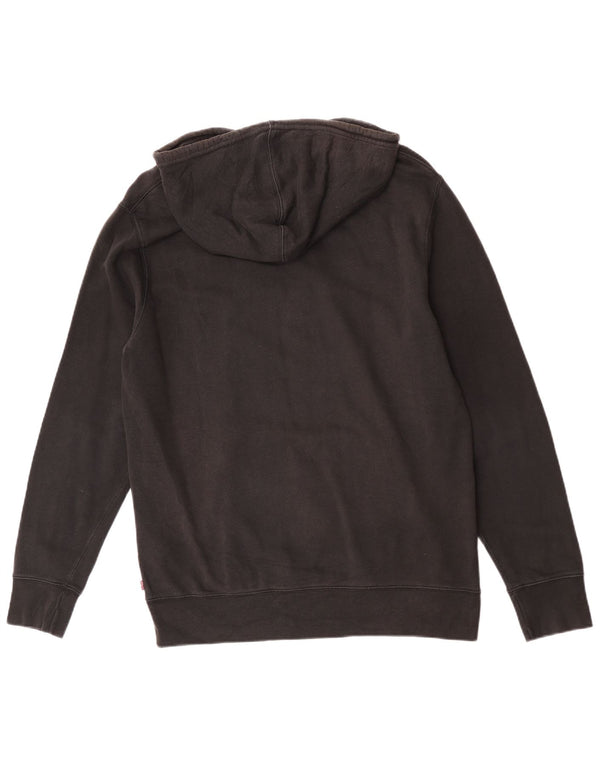 Levi's Hombre Sudadera Con Capucha Gráfica Jersey De Algodón Negro Mediano