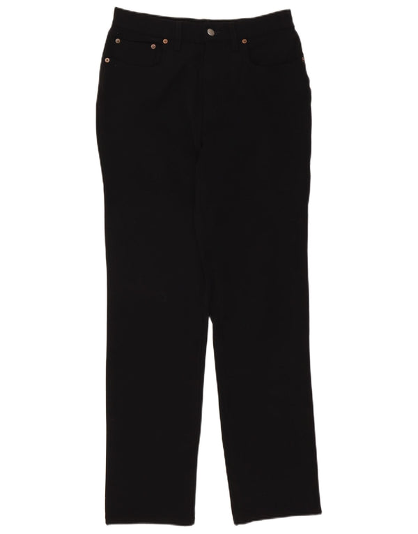 Pantalones casuales cónicos de cintura alta para mujer Replay W32 L30 Poliamida negra